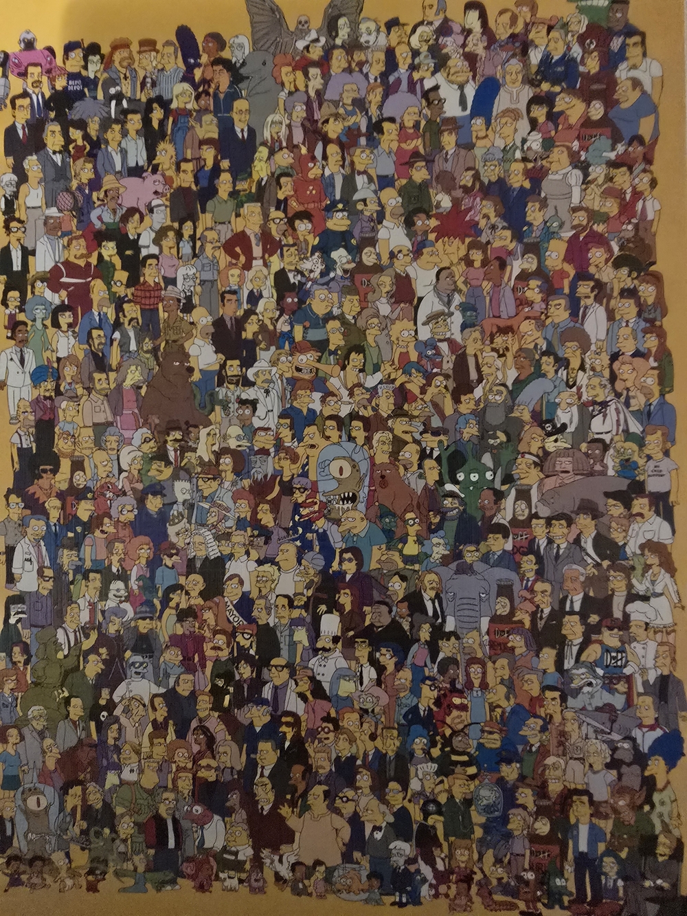 The Simsons 1000 Piece Puzzle Missing 4 Pieces